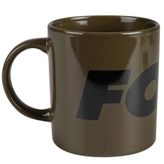 Cana Fox Collection Green &amp; Black Logo Ceramic Mug 350ml