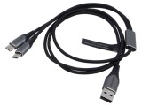 Cablu USB 2.0 VENTION 0,5m USB A la USB C, negru