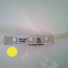 Modul 3 SMD 5050 24V lumina galbena ManiaCars