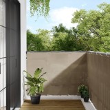 VidaXL Paravan de balcon, gri taupe, 120x700 cm, 100% poliester oxford