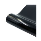 Folie auto PET Premium negru lucios anti-bule pentru colantare 16m x 1.52m