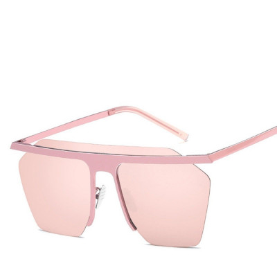 Ochelari Soare Supradimensionati Retro Style - Protectie UV100%- Roz foto