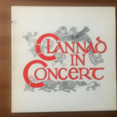 clannad in concert 1978 gatefold disc vinyl lp muzica celtic folk ireland VG+