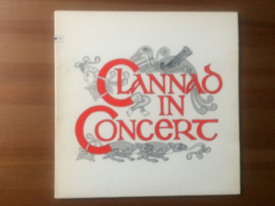 clannad in concert 1978 gatefold disc vinyl lp muzica celtic folk ireland VG+ foto