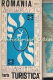 Harta Turistica Romania, Dem. Popescu, Bucuresti 1970, Ghid Geografic, 16x23cm