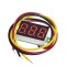 Mini voltmetru digital LED roșu 0.36&Prime; cu 3 fire , compatibil
