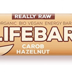 Lifebar Baton cu Alune si Carob Raw Bio Lifefood 47gr