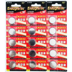 Set 15 baterii CR2032, litiu,3V