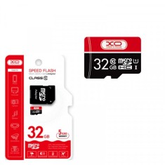 Card Memorie microSDHC XO Design Speed Flash, 32Gb, Clasa 10 / UHS-1 U3, Cu Adaptor