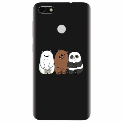 Husa silicon pentru Huawei P9 Lite, Bears foto