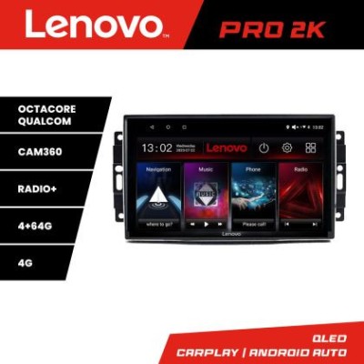 Navigatie Chrysler Jeep Lenovo Kit-202 8 core QLED 2K 4+64 360 Android Waze USB Navigatie Internet Youtube Radio CarStore Technology foto