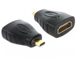 Adaptor HDMI la micro HDMI-D M-T Negru, Delock 65242