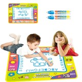 Covoras creativ pentru desen cu apa, set cu 2 markere magice, reutilizabil, 80x60 cm, ProCart