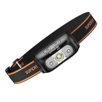 Lanterna LED pentru cap Superfire HL05-D, Lumina rosie, 110lm, 35m, 500mAh, incarcare USB foto