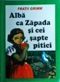 Alba ca Zapada si cei sapte pitici - Fratii Grimm, Poveste, Copii, semne, Carte cartonata, Limba romana