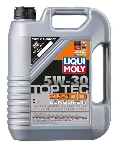 Ulei motor Liqui Moly 5W30 Top Tec 4200 5L