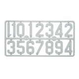 Sablon cu 10 cifre pentru numerotarea stupilor &icirc;n apicultura
