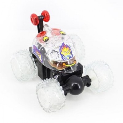 Masina acrobatica cu telecomanda si lumini - Crazy Car foto