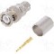 Conector BNC, 50&Omega;, tata, aurit, TELEG&Auml;RTNER - J01000A0059
