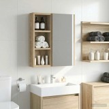 vidaXL Dulap de perete pentru baie Stejar Sonoma 20 x 10 x 50 cm 889281