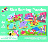 Set 6 puzzle - animalute jucause (3 piese), Galt