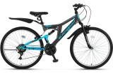 Bicicleta MTB Umit BLACKMOUNT, Full Suspension,V , 21 viteze, roata 26", cadru o... Cod:62629000002