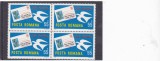 Romania, LP 877/1975, Codificarea postala in Romania, MNH in bloc de 4 timbre, Istorie, Nestampilat