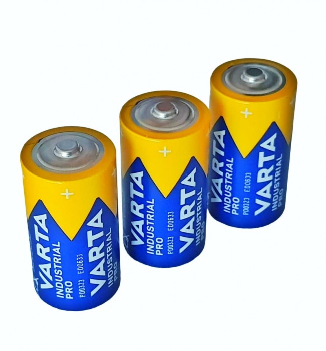 Set 3 baterii LR14, C, alkaline, Varta
