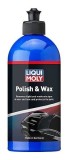 Liqui Moly Polish &amp; Wax 23070, 500 ml - Pasta Polish auto, curatare, luciu &amp; protectie vopsea