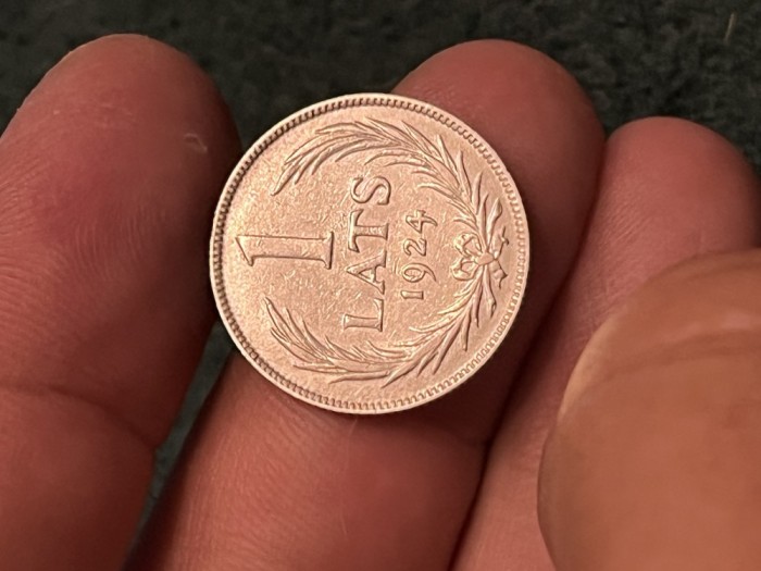 1 Lats 1924 - Letonia