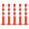 Baliza control trafic, 5 buc., plastic, 75 cm