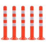 Baliza control trafic, 5 buc., plastic, 75 cm