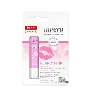 Balsam de Buze Roz Perlat Bio 4.5gr Lavera foto