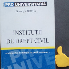 Institutii de drept civil Gheorghe Botea 2005