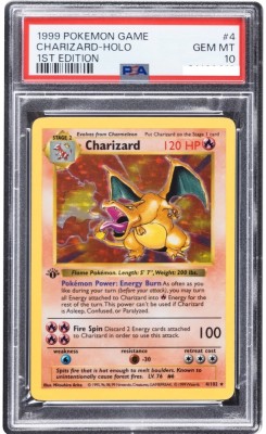 charizard psa 10 1st edition 1999 holo foto