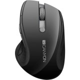 Wireless mouse, optical tracking - blue LED, 6 buttons, DPI 1000/1200/1600, Black pearl glossy, CANYON