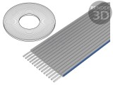 Cablu Bandă 1,27mm Cu 14x28AWG PVC Neecranat