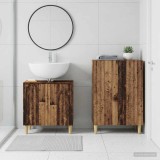 Cumpara ieftin Set de dulapuri pentru baie, 2 piese ARNHEM Lemn vechi