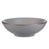Bol Ceramic, Model &Ccedil;&times;Metallic&Ccedil;Ł, Gri, Diametru 23.5cm, &Icirc;nălțime 8cm, Capacitate 1.4L, Oem