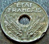 Cumpara ieftin Moneda istorica 20 CENTIMES - FRANTA, anul 1943 *cod 2499 A = erori, Europa, Zinc