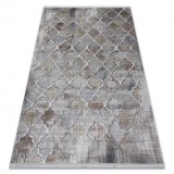 Covor LUCE 75 modern marocani Trellis vintage - structural gri / muştar, 173x270 cm
