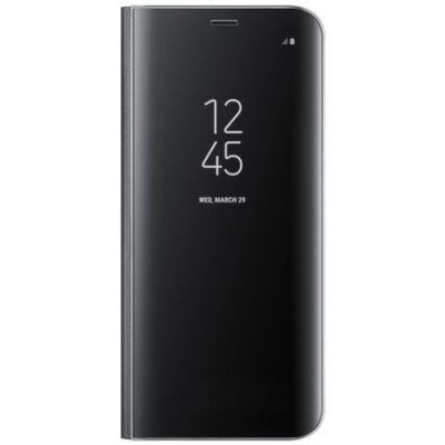 Husa Samsung Galaxy S8 Plus compatibila Clear View Neagra foto