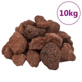 Cumpara ieftin Roci vulcanice, 10 kg, rosu, 5-8 cm