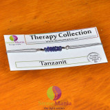 Bratara therapy tanzanit discuri 4-5mm si argint 925, Stonemania Bijou