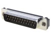 Conector D-Sub 25-Pin Soclu Tată Drept THT 5A, ADAM TECH