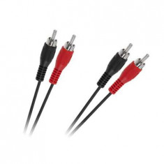 Cablu 2xrca tata- 2xrca tata 3m