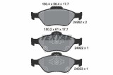 Set placute frana disc Toyota Yaris P13 Motor 1.5 NSP131, 1.5 Hybrid NHP130, 1.5 Hybrid NHP130, 1.5 Hybrid NHP130, NHP130, 17.7 mm, OE 044650D120