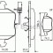 Set placute frana,frana disc SKODA SUPERB I (3U4) (2001 - 2008) BOSCH 0 986 495 241