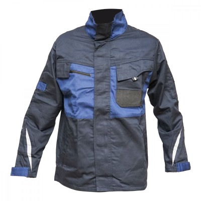 Jacheta de lucru poliester cu bumbac albastru navy M Breckner Germany foto