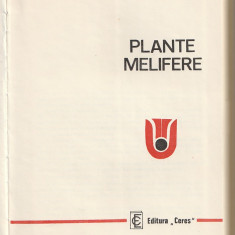 ION V. CARNU - PLANTE MELIFERE